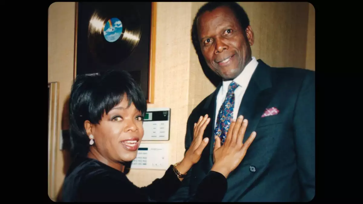 Oprah Winfrey y Sidney Poitier