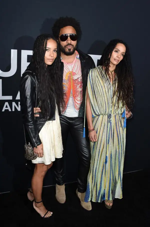 La familia Kravitz también asistió al evento.