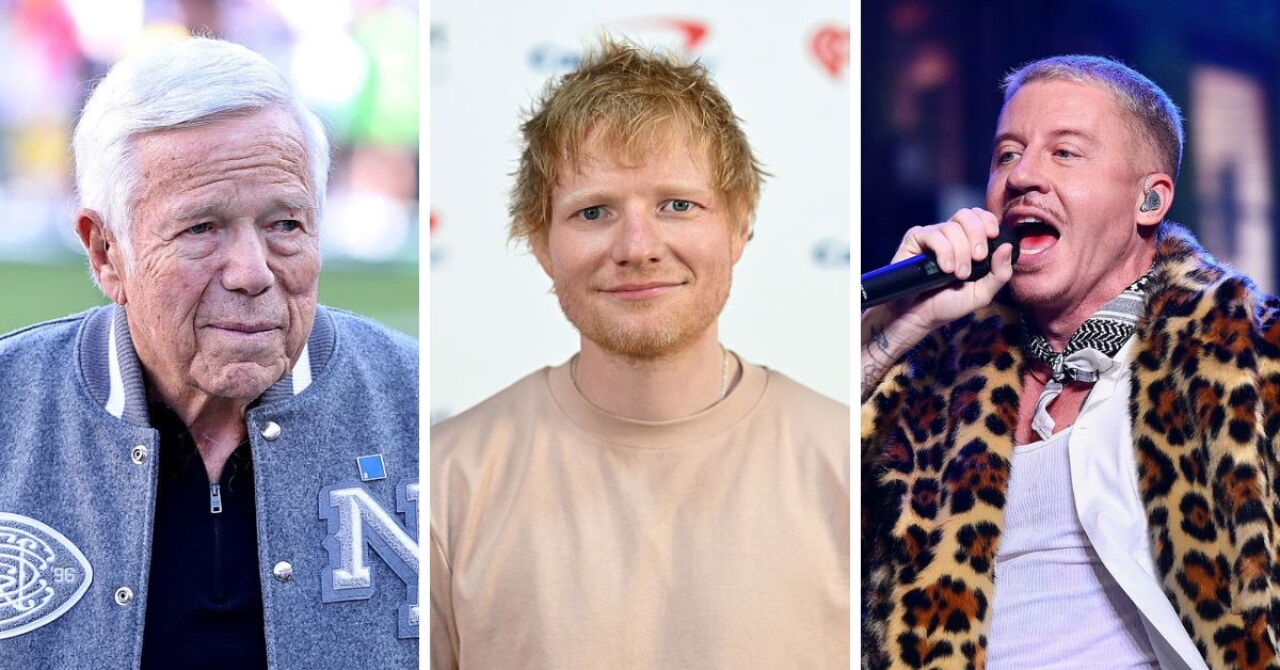 ¿Qué tiene que ver Robert Kraft ante la polémica salida de Macklemore de la gira de Ed Sheeran?