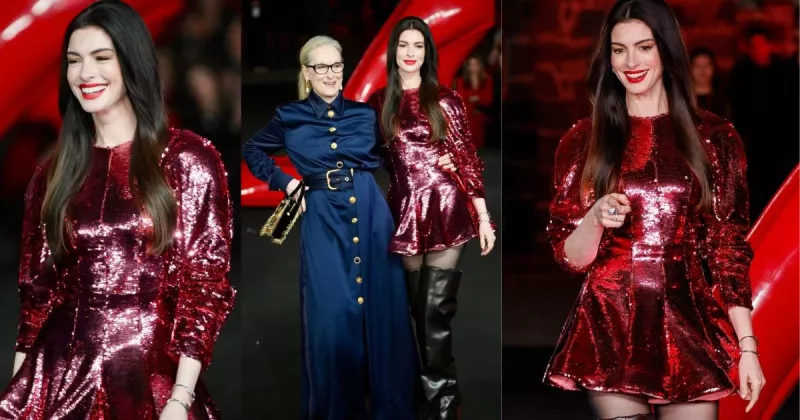 El glam de Anne Hathaway para TDWP2