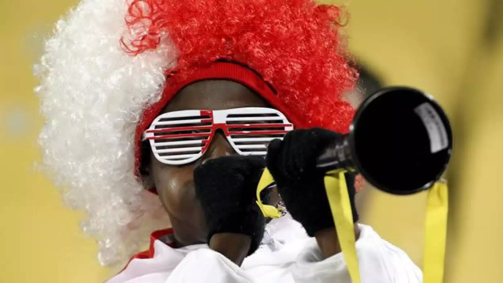 Aficionado ingles en Sudafrica