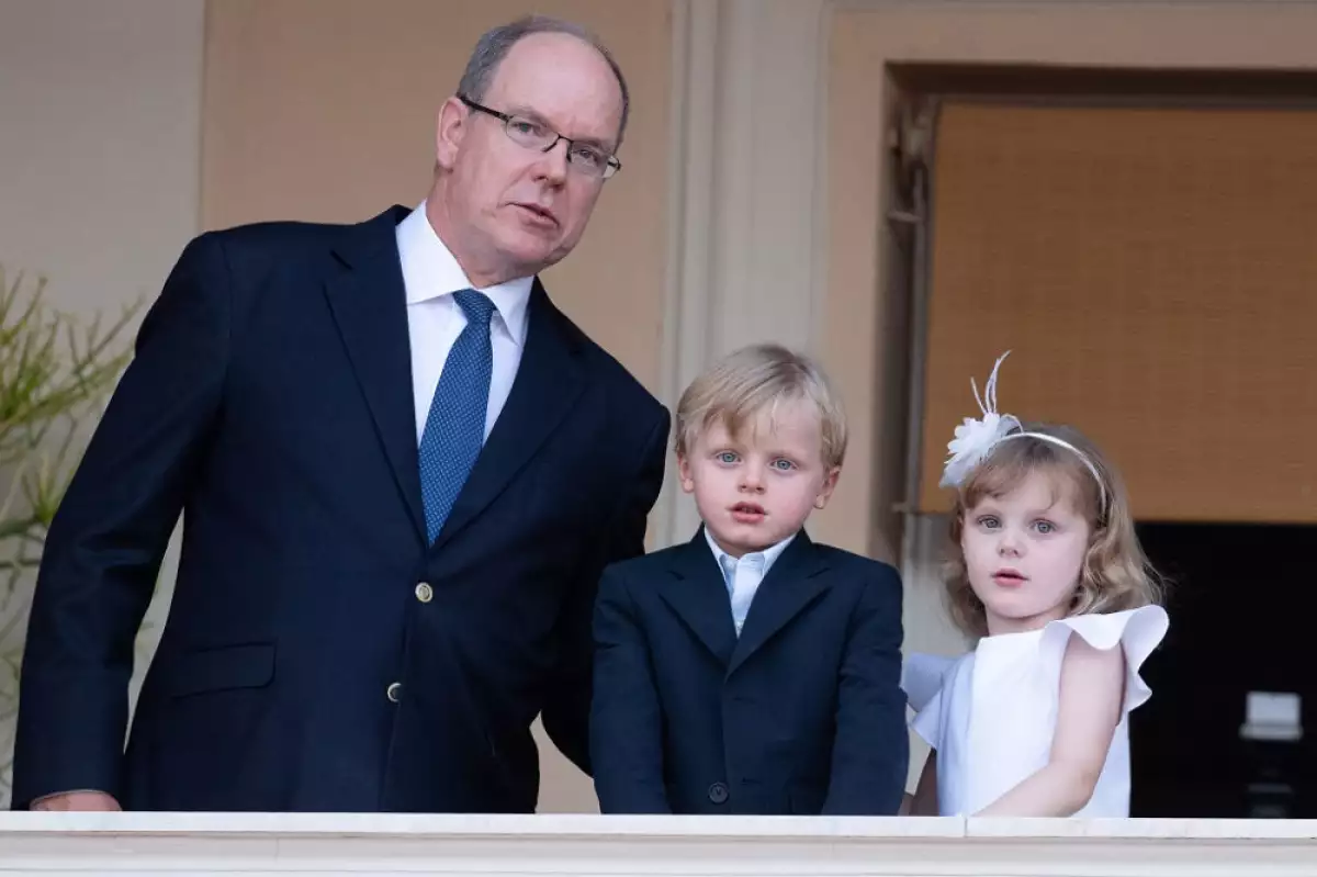 Príncipe Alberto de Mónaco, príncipe Jacques y la princesa Gabriella