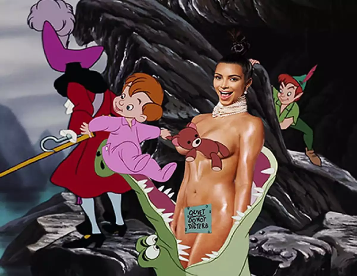 Kim Kardashian también ha formado parte de los collages de Portis Wasp