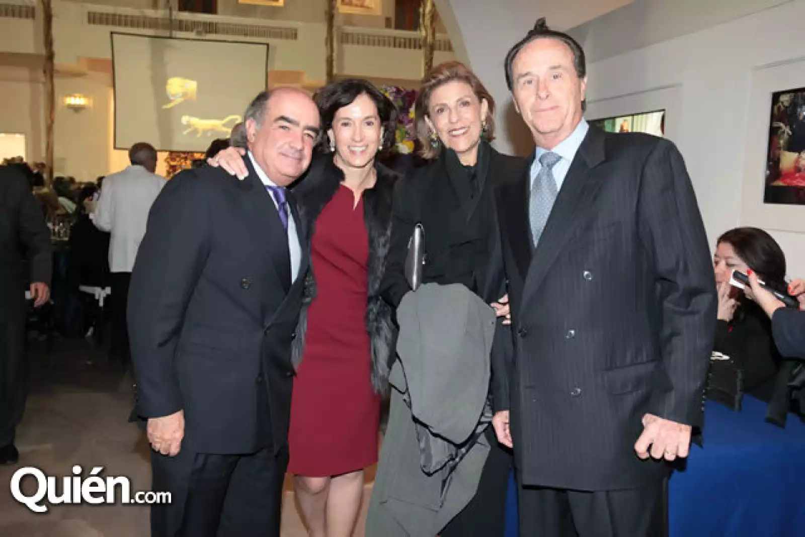 Luis Téllez, Consuelo Morales, Juana Prieto y Roberto Palacios