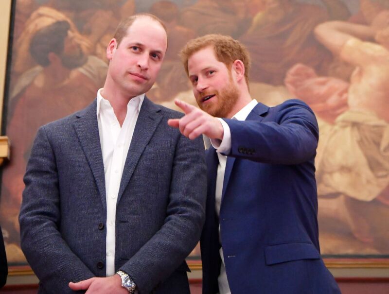 Príncipes Harry y William