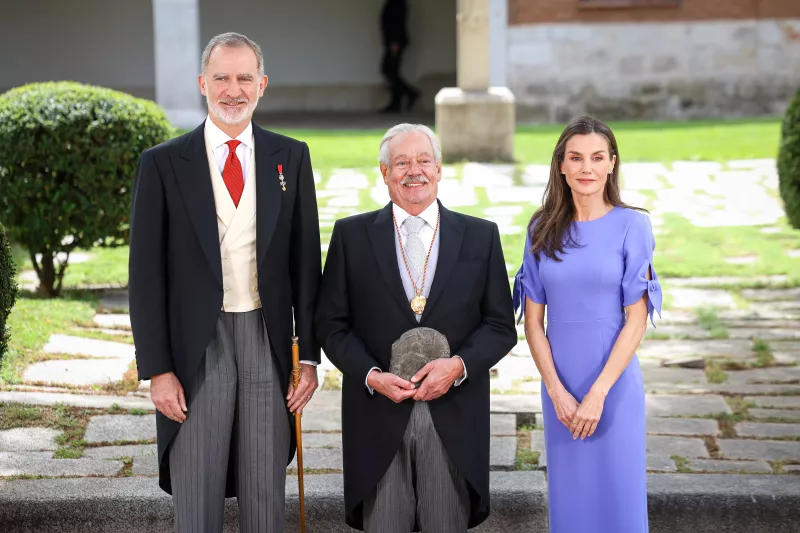 Spanish Royals Deliver "Miguel De Cervantes" Literature Award To Gonzalo Celorio
