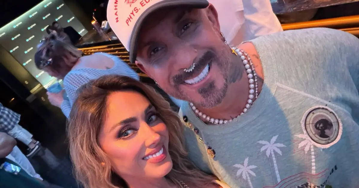 Anahí y AJ McLean