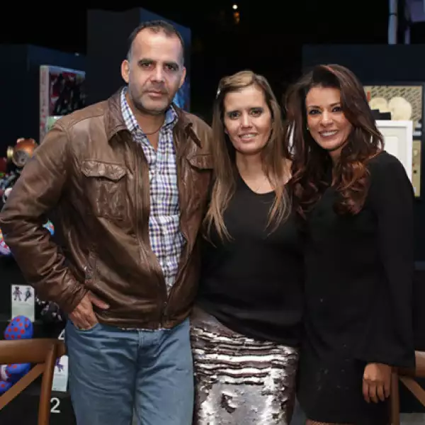 Mauricio Arouesty,Carla Arouesty y Ángeles Ibarra