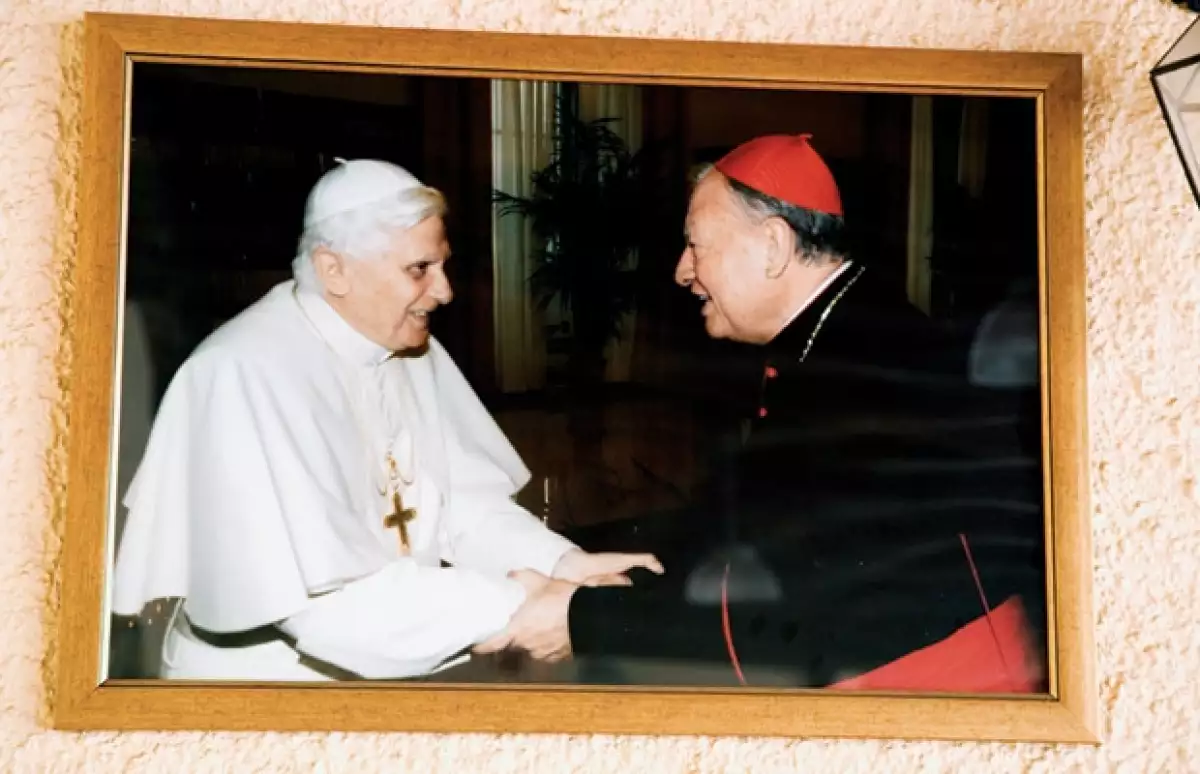 El cardenal estuvo en el cónclave donde se eligió a Benedicto XVI. En la foto, en octubre de 2005.