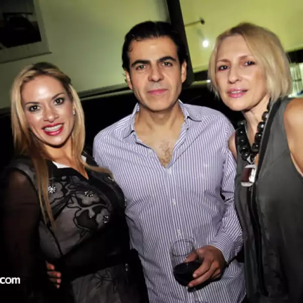 Dina Calderón,Germán Mora y Rosina Ramón