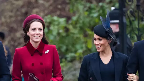 The Royal Family Attend Church On Christmas Day