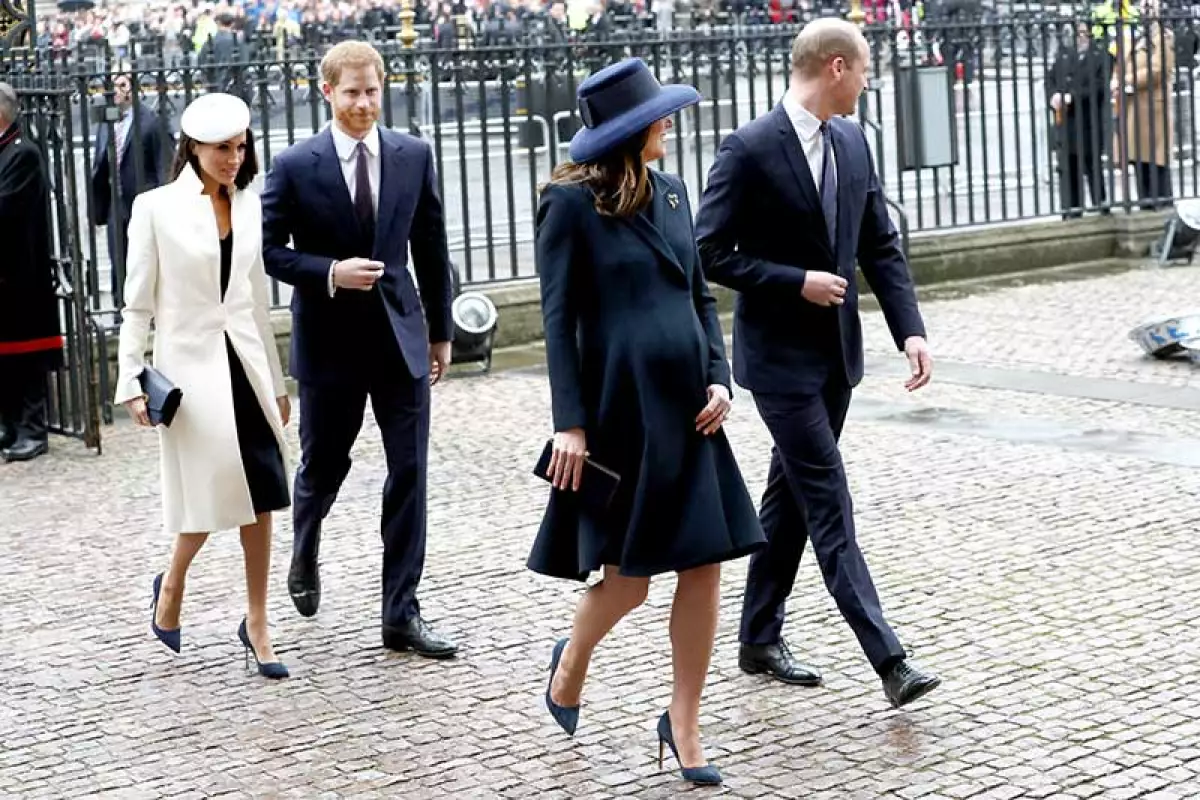 Meghan Markle, Kate, William y Harry