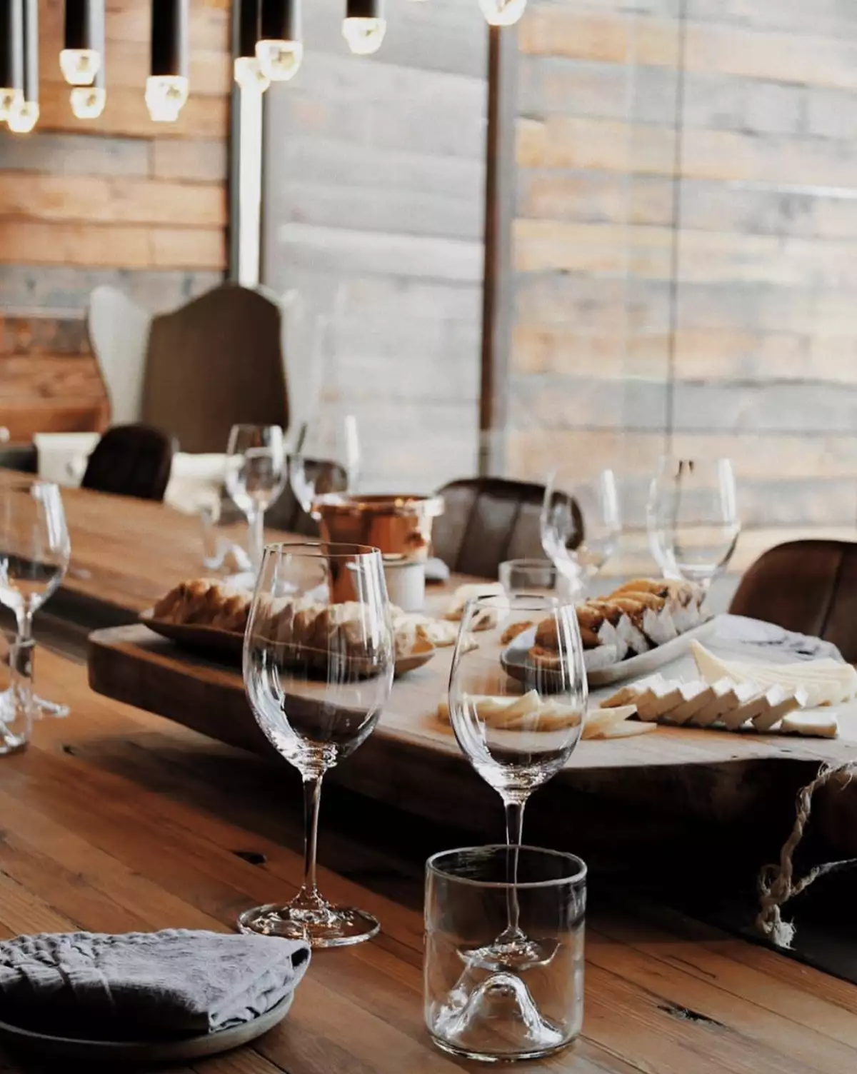 Mesa de cata de vino