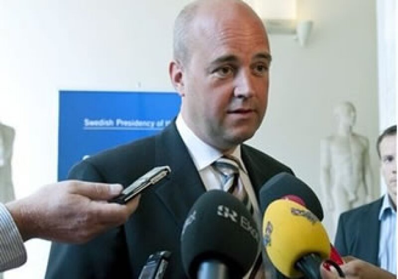 El primer ministro sueco, Fredrik Reinfeldt, dijo que la cumbre del G20 abordaría la situación económica general. (Foto: AP)