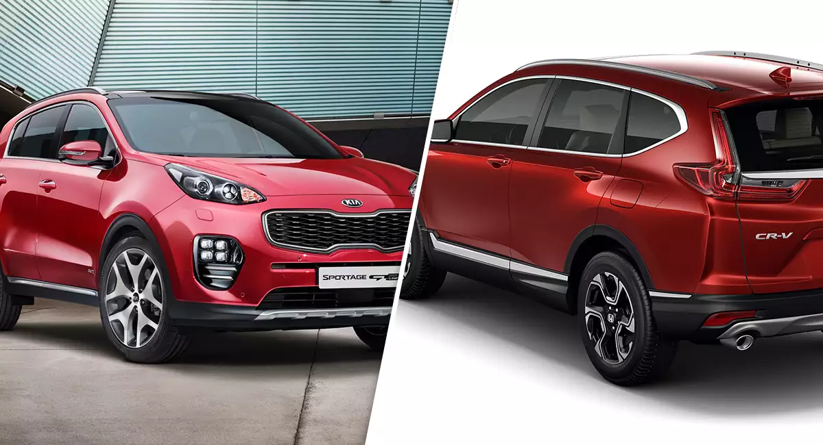 KIA Sportage y Honda CRV
