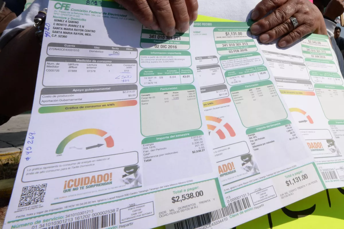 ¿Cómo presentar una queja ante CFE si el recibo llega más caro de lo normal?