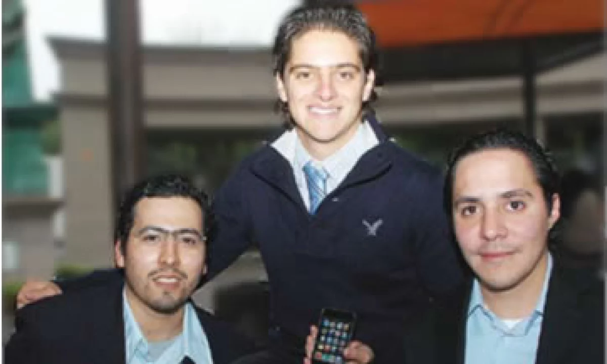 Juan Carlos Michel, Moisés Rodríguez y Hugo Gallardo, fundadores de KaitenSoft. (Foto: Cortesía)