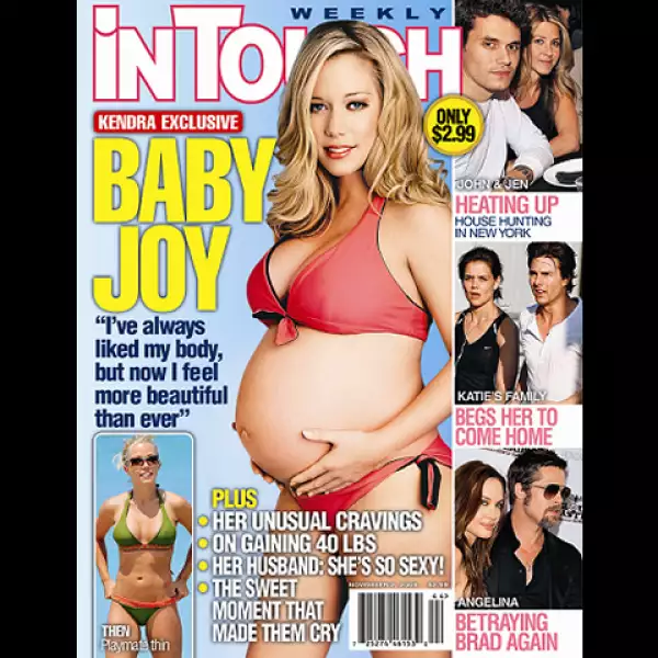 Kendra Wilkinson presumió su embarazo para In touch