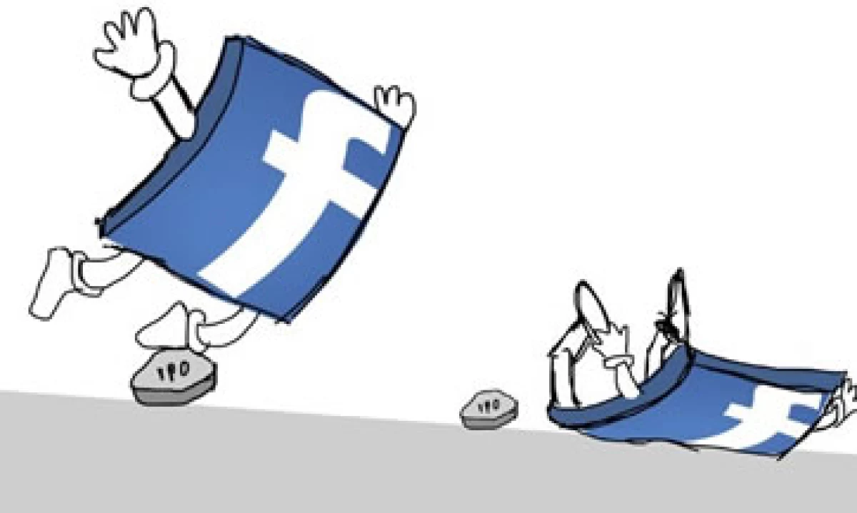 Las acciones de Facebook se han desplomado un 12% este mes. (Foto: Tomada de CNNMoney.com)