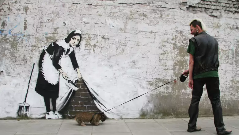 Graffiti Work Higlights Political Issues For The Aids Crisis In Africa