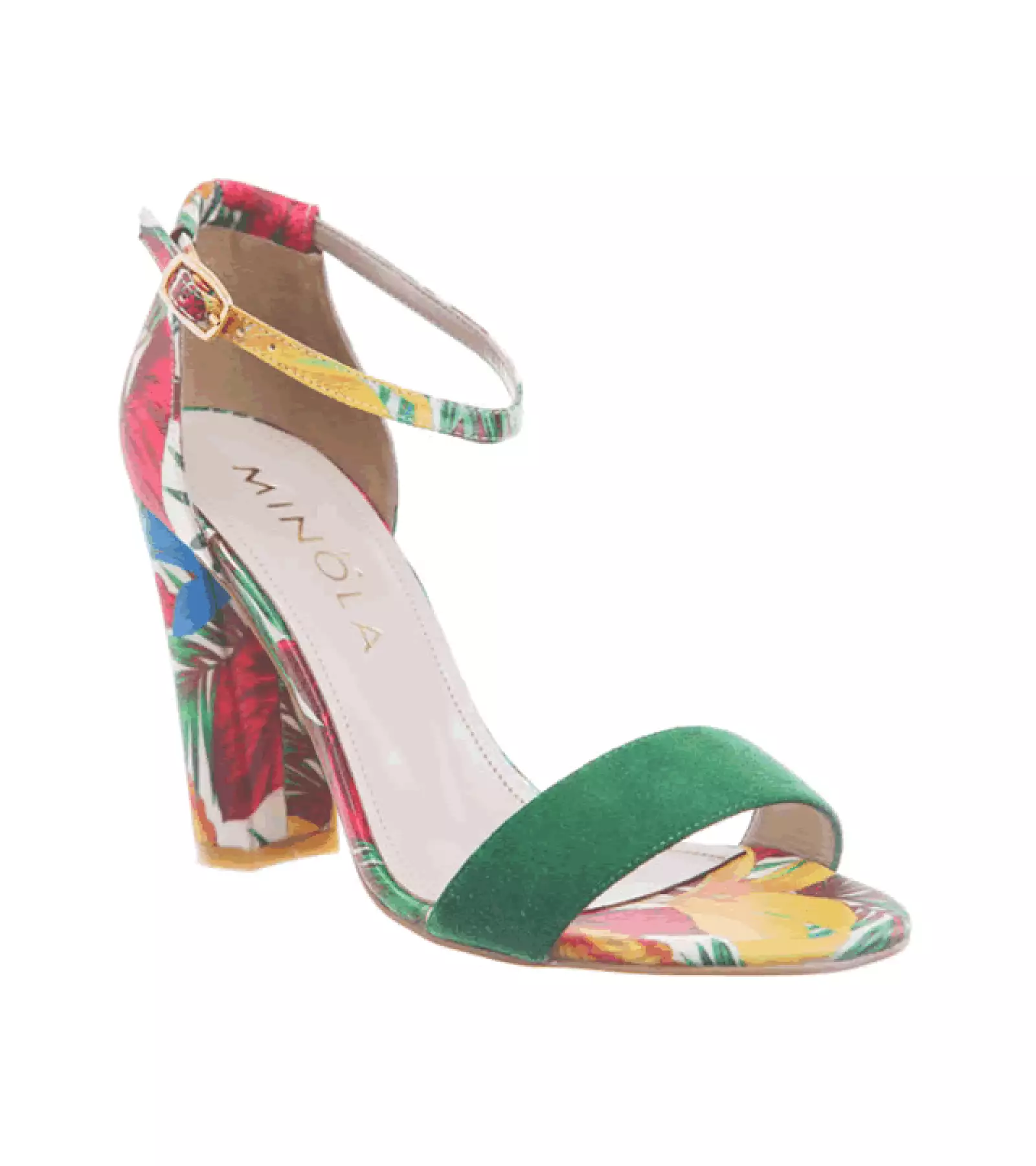 Unos zapatos con estampado veraniego le darán vida a tu look.
