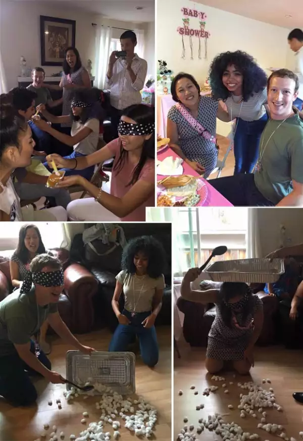 Tamales y otros platillos típicos fueron los protagonistas en el baby shower, que se llevó a cabo en la casa de la alumna de Mark, pues su familia es de Guanajuato.