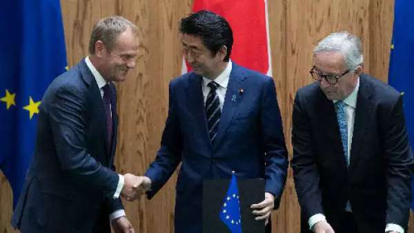 firma del TLC entre UE y Jap�n