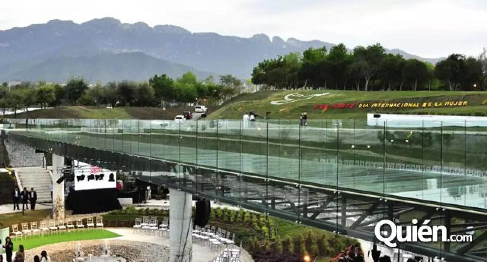 Inauguración del Paseo de la Mujer