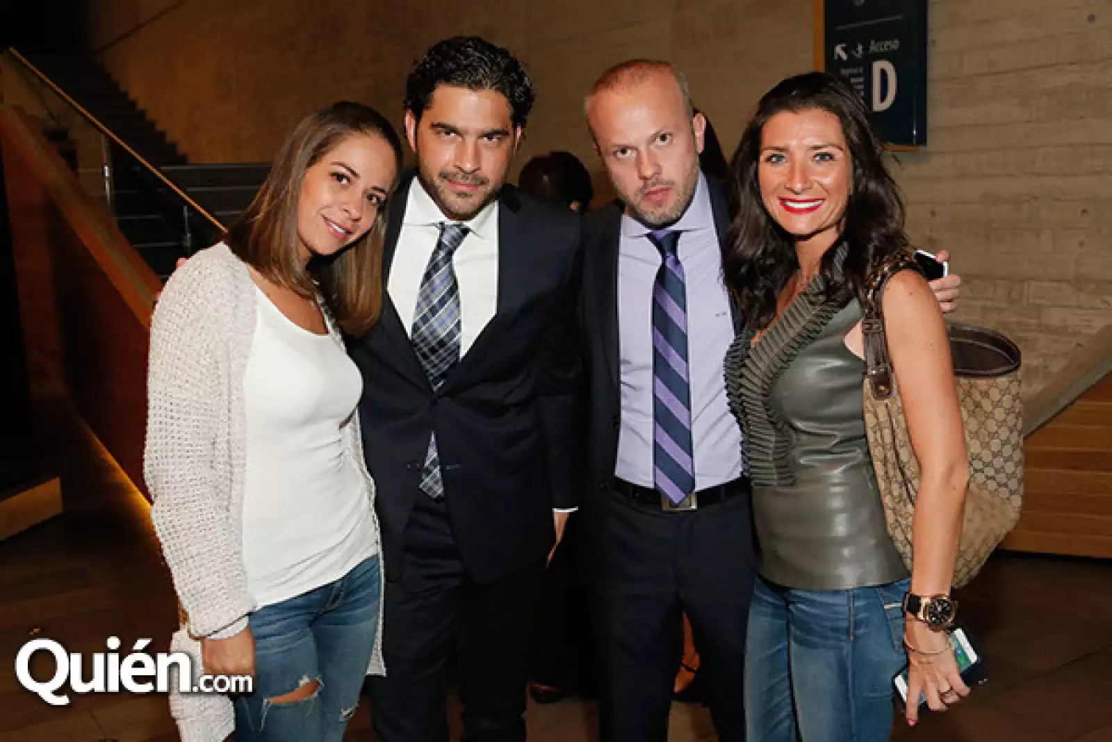 Geraldine Alvarez,Rafael Rodríguez,Alejandro Isla y Mariana Savala