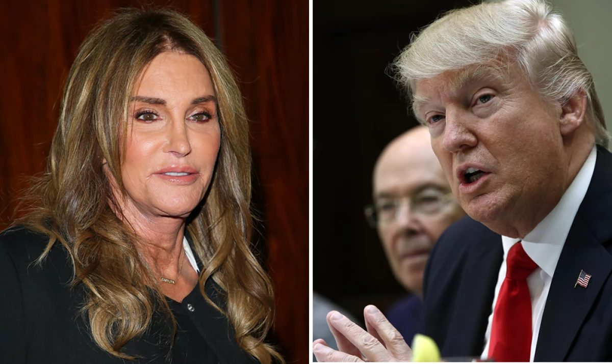 Caitlyn Jenner y Donald Trump