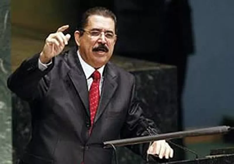 José Manuel Zelaya, despuesto presidente de Hondura, se presentó ante la ONU en Nueva York.  (Foto: Reuters)