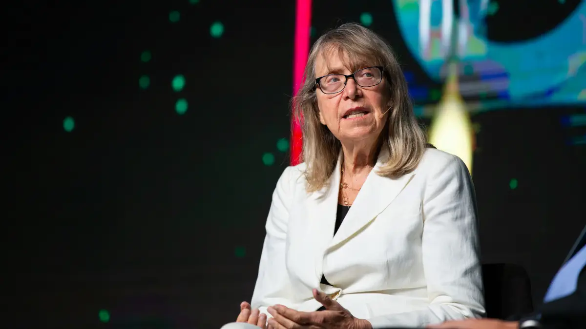 Esther Wojcicki en el Expansipon Summit 2022.
