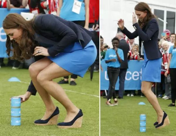 Kate Middleton se divirtió en grande, demostrando que es una habilidosa deportista.