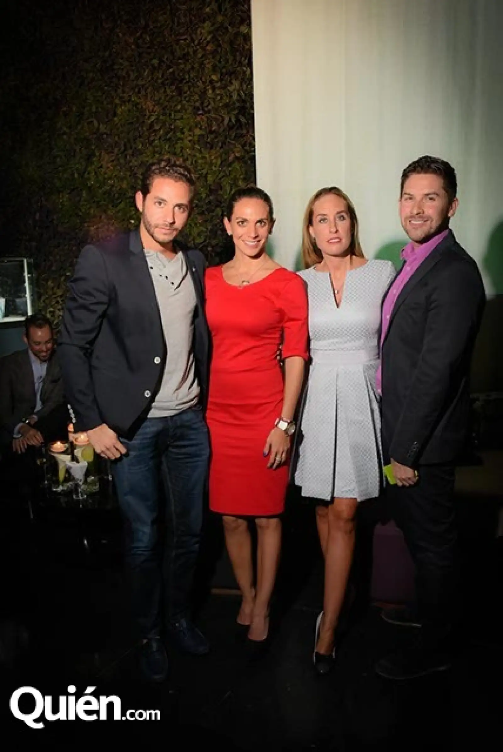 Pedro León,Daniela González Treviño,Alicia Moreno y Juan Carlos Valladolid