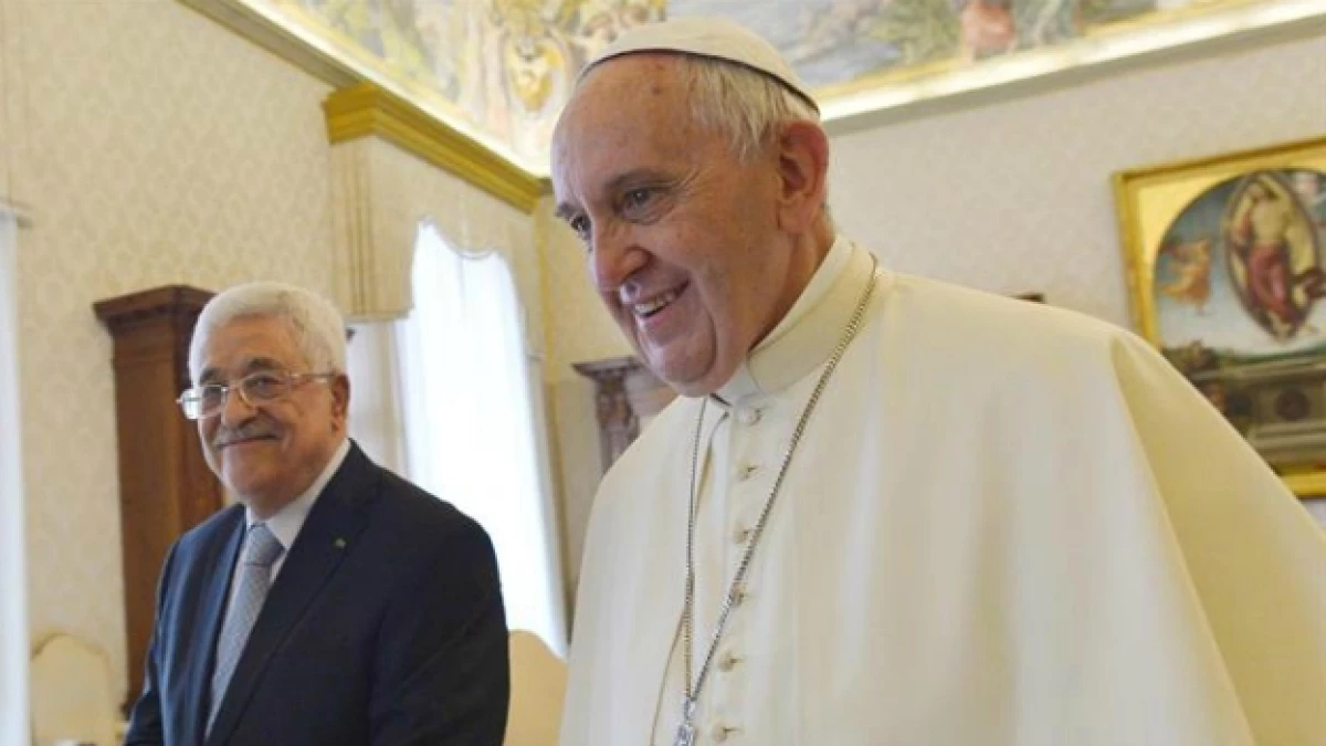 papa francisco madmud abad palestina