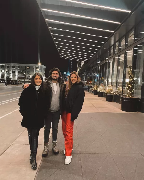 Paulina, Alejandro y Nicole Peña