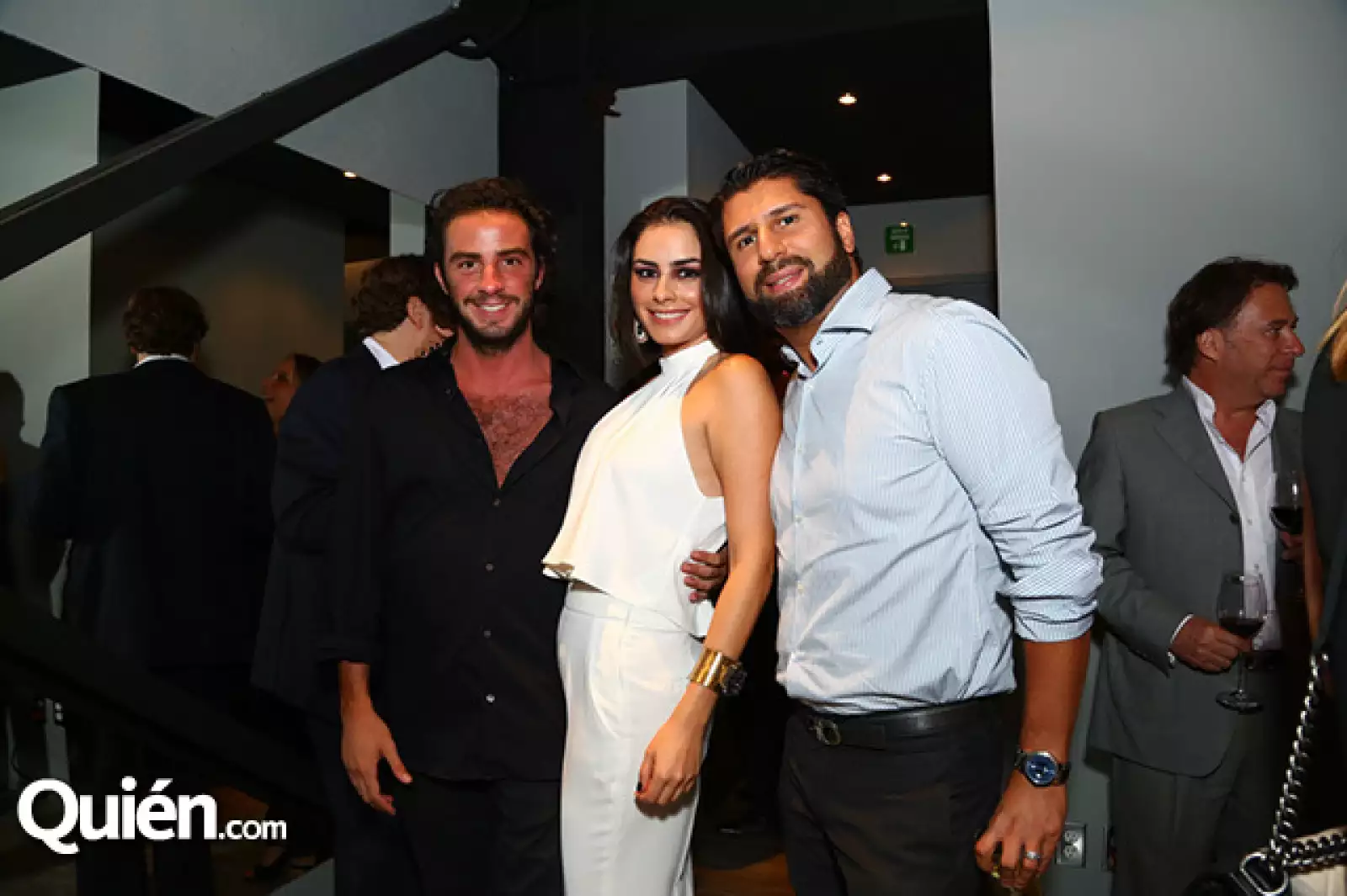 Eduardo Chedraui, Carmiña Chedraui y Leonardo Poblete