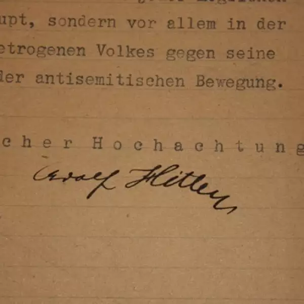 Hitler - carta 1919