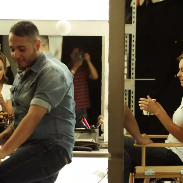 Quien.com estuvo presente durante la sesión de fotos que se realizó con la actriz para la marca.