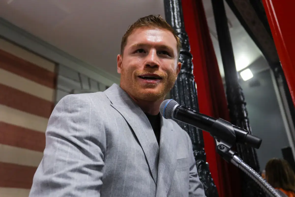 Saul "Canelo" Alvarez Unveils Wax Figure In Mexico City