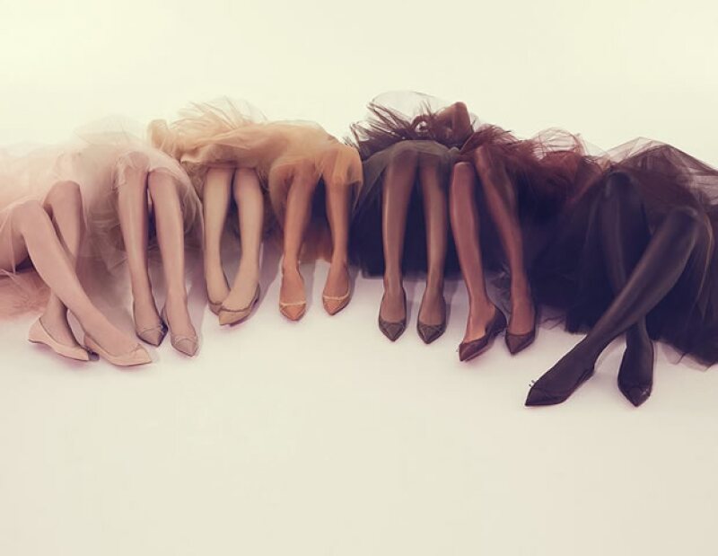 Distintas gamas de color nude se encuentran en esta colección