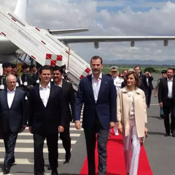Durante su visita a Zacatecas están acompañados por Enrique Peña Nieto y Angélica Rivera.