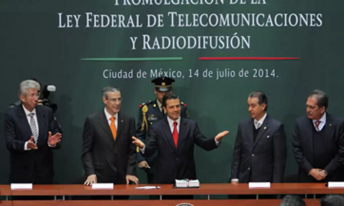 La nueva ley en telecomunicaciones fue promulgada por Peña Nieto el 14 de julio. (Foto: Notimex)