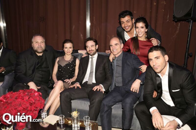 Eréndira Ibarra y Andrés Palacios junto a talentos como Charlie Cox y Vincent DOnofrio.