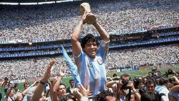 Argentina campeón del mundo en el Estadio Azteca (1986)
