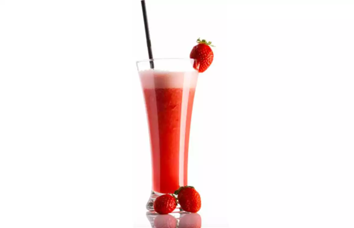 Smoothie de frutos rojos.