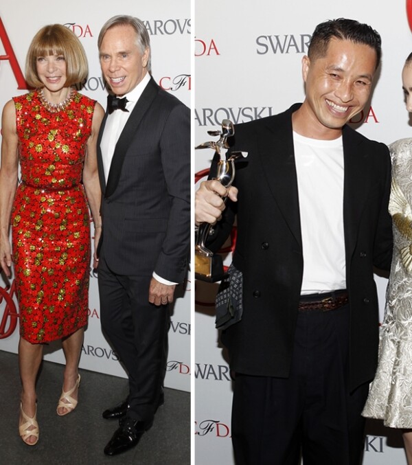 Anna Wintour, Tommy Hilfiger y Phillip Lim.