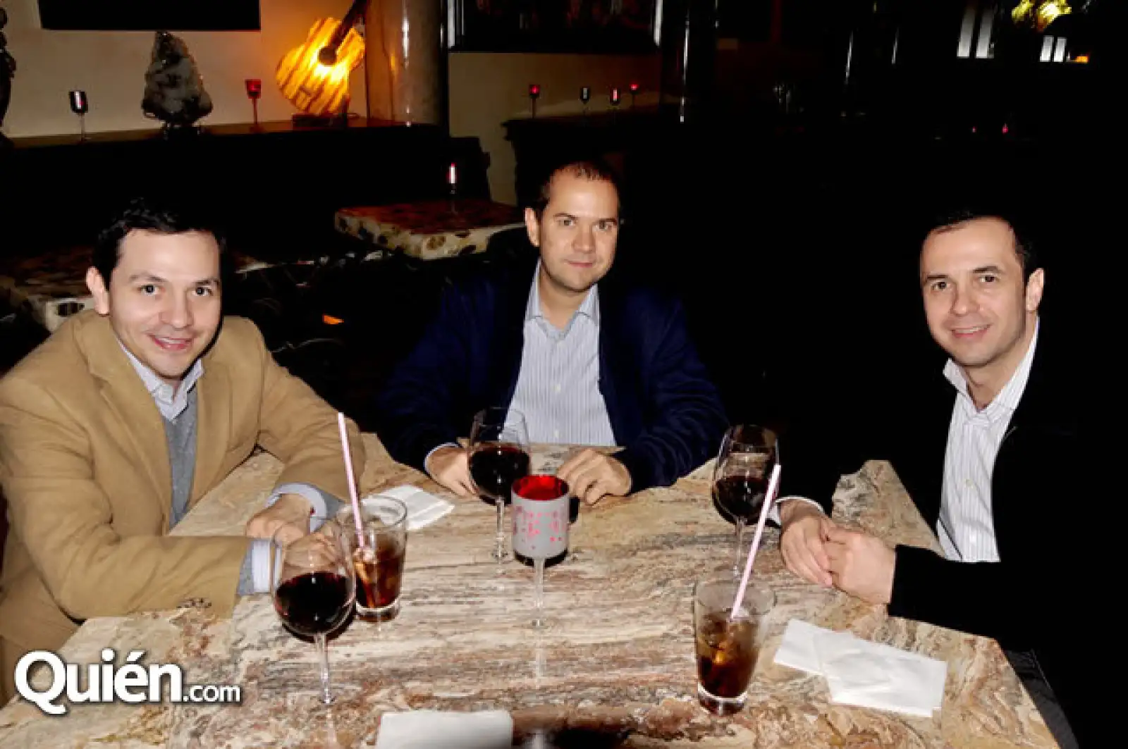 Mauricio Morales, Gabriel Navarro y Alexis Schmidt