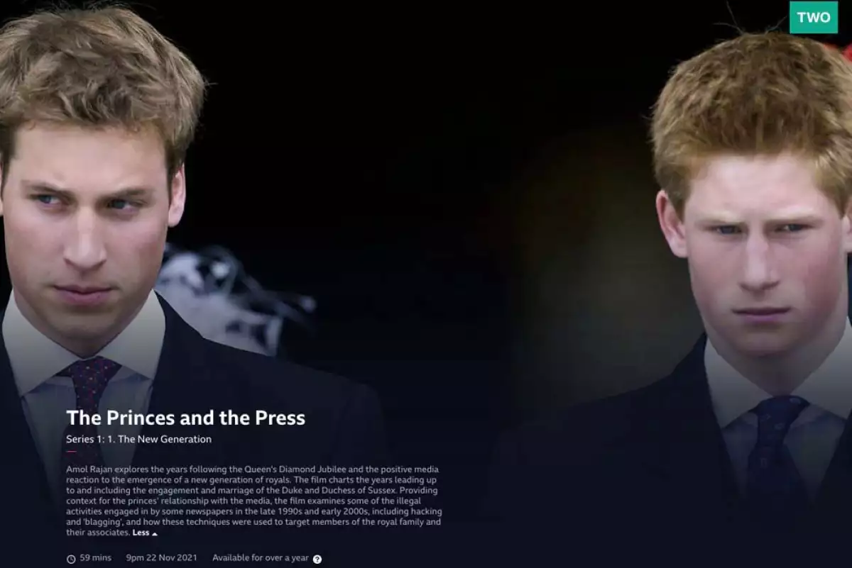 Documental The Princes ant the Press