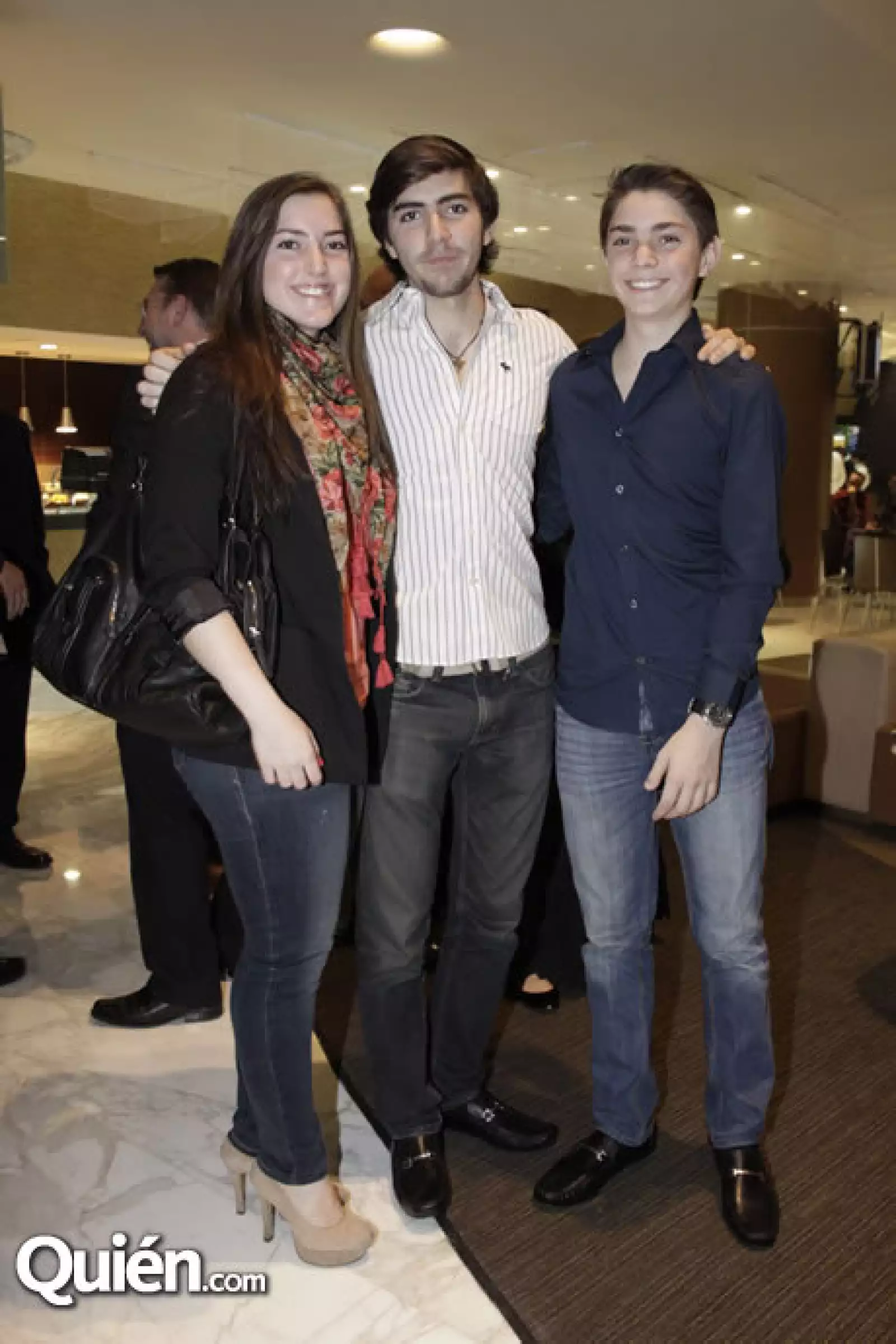 Andrea, Álvaro y Gonzalo Gil